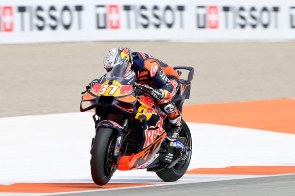 Acosta ends Friday MotoGP practice on top, Bagnaia in strife again