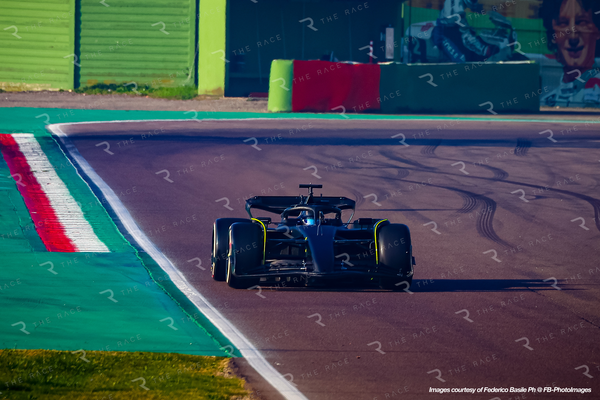 First images from Cadillac and Perez's 2023 Ferrari F1 test