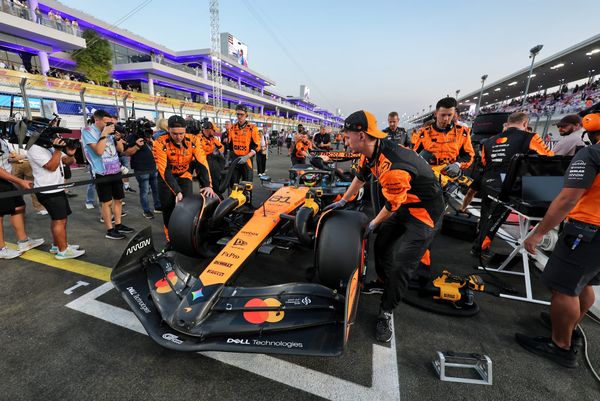 F1 Qatar GP 2025 starting grid with grid drop and pitlane start