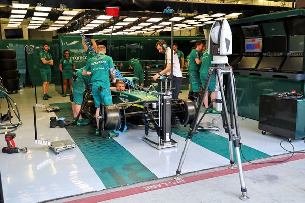 Aston Martin's final day of F1 testing over early after six laps
