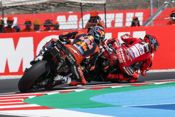 Marquez beats Acosta to victory as Aprilia's title rivals collide