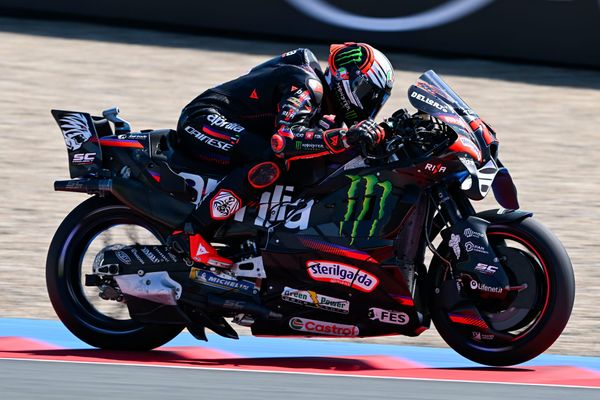 Aprilia on top as Alex Marquez crash halts Assen afternoon practice