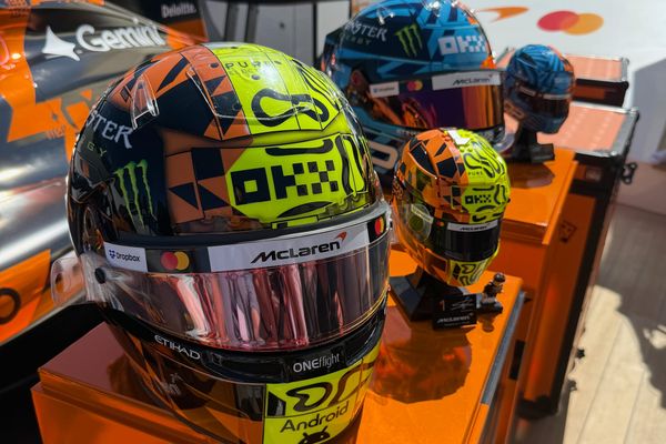 Norris and Piastri to race their own Lego helmet designs