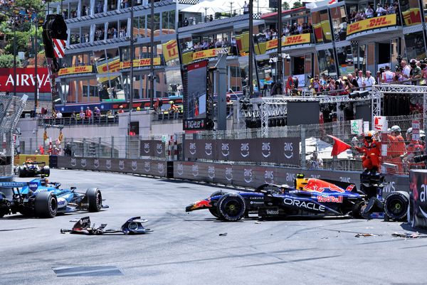 Big Hadjar crash as Ferrari leads Monaco GP practice