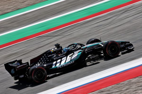 Russell sets pace in Barcelona FP1 as two rookies impress