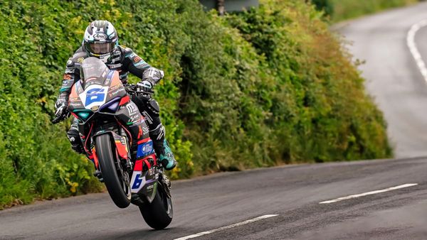 Michael Dunlop on his Supersport bike