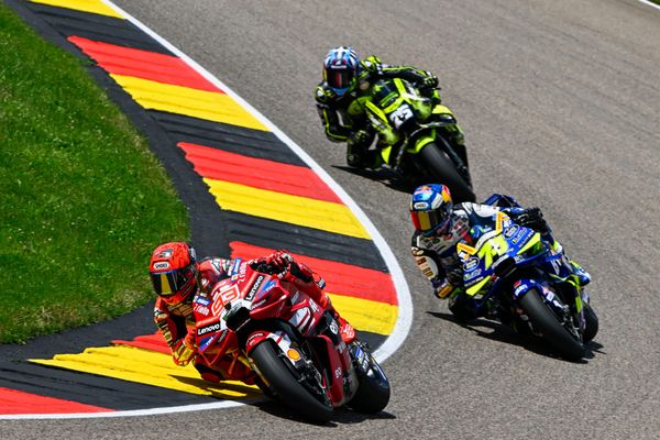 Marc Marquez cruises to dominant German GP win as rivals crash