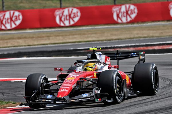 What happened in practice at F1's British GP