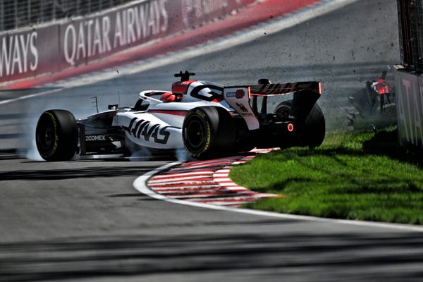 Esteban Ocon crash