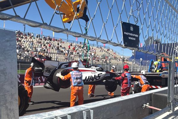 What it's like watching an F1 crash unfolding in front of you