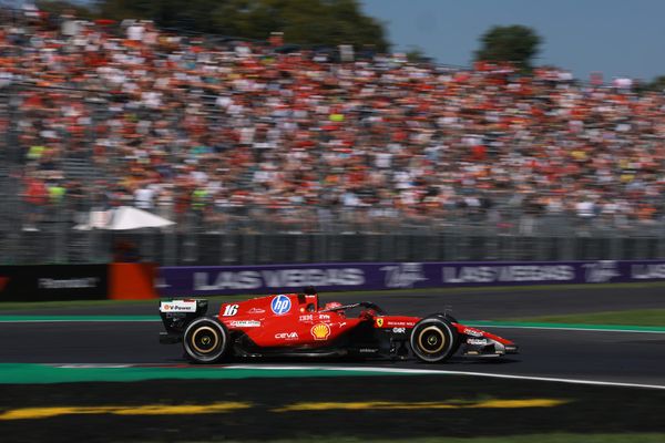 What happened in Italian GP first practice