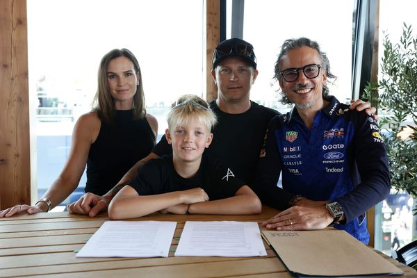 Kimi Raikkonen's son joins Red Bull