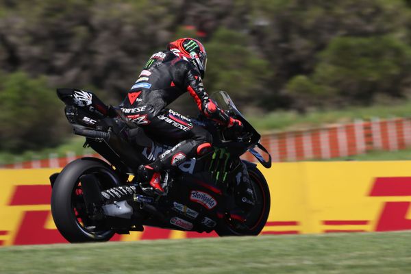 Bezzecchi has bizarre collision then tops practice