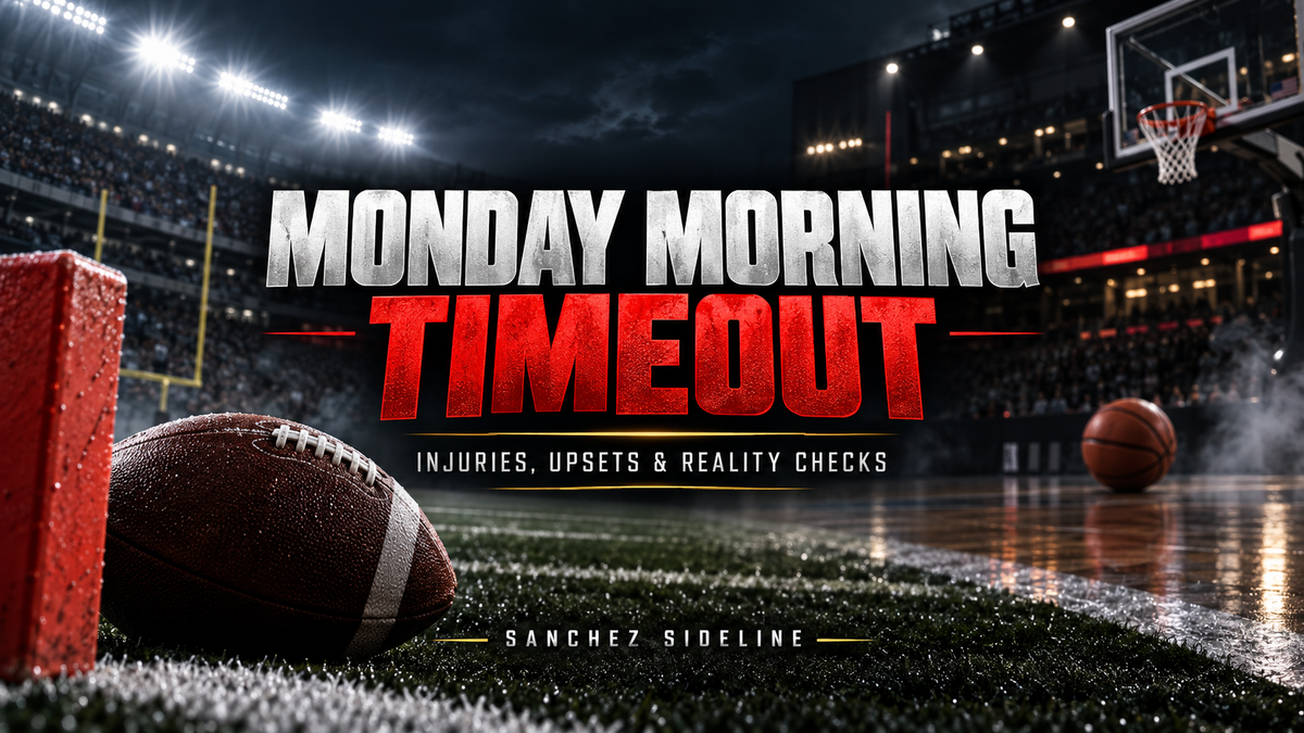 Monday Morning Timeout: Injuries, Upsets and Early-Season Reality Checks