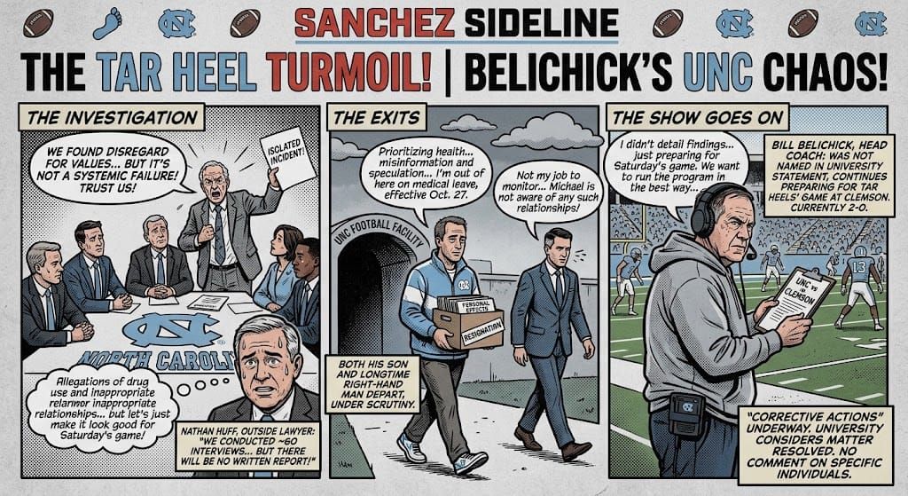 The Carolina Way? UNC Closes Investigation as Belichick’s Inner Circle Crumbles