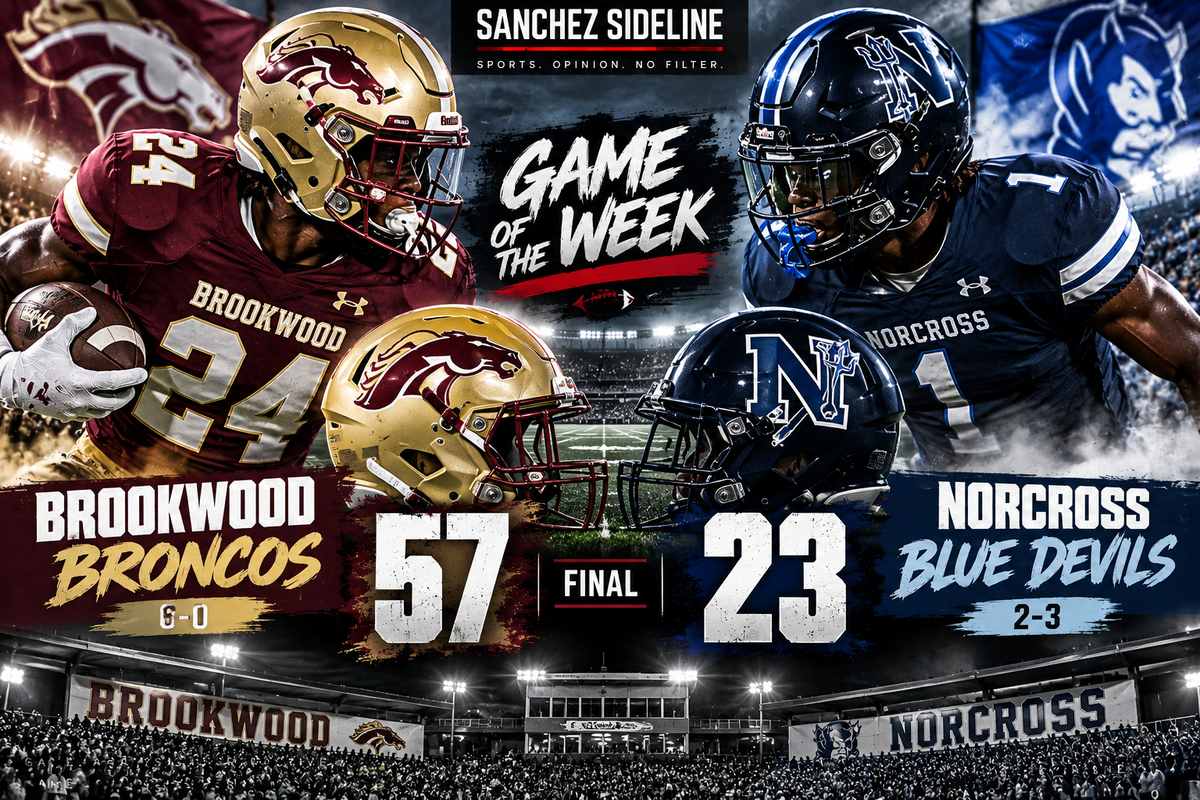 6–0 and Still Hungry: Brookwood Runs Norcross Out of Its Own House, 57–23