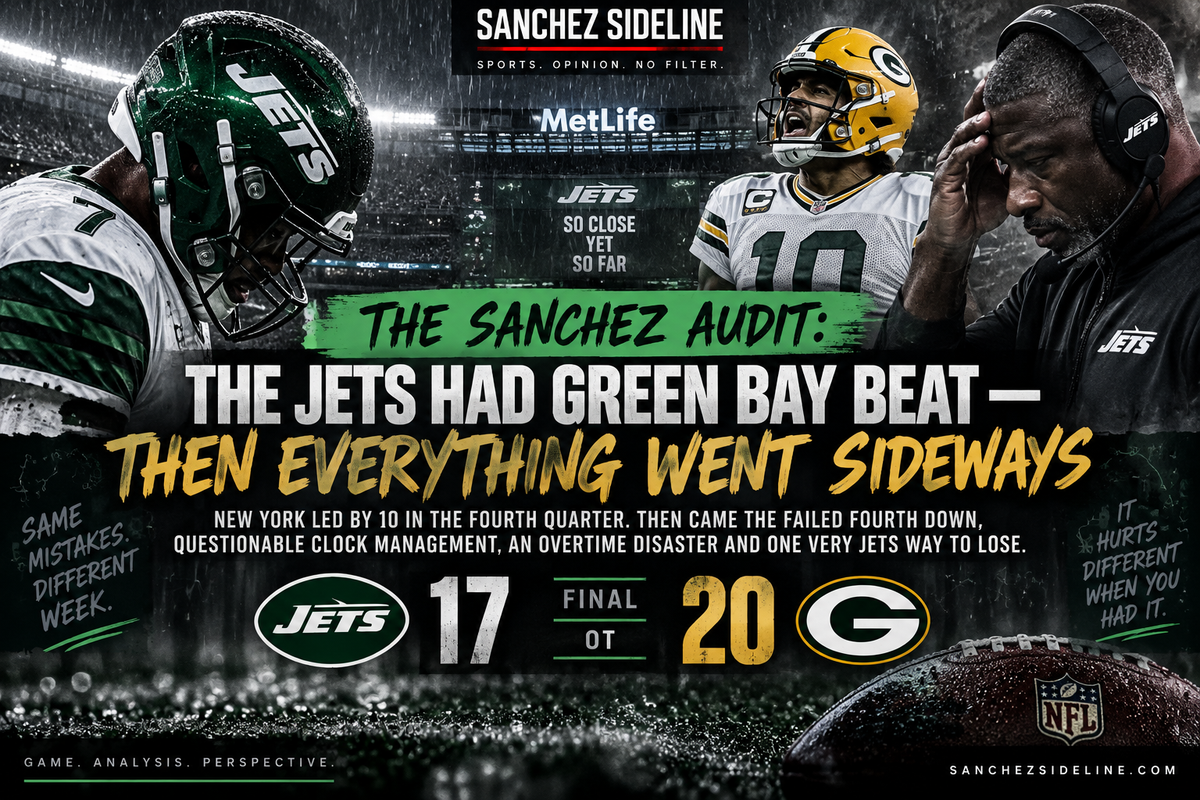 The Jets Had Green Bay Beat — Then Everything Went Sideways