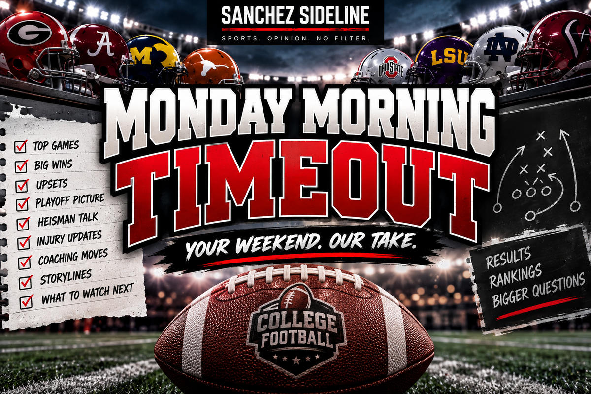 Sanchez Sideline Monday Morning Timeout: Florida Crashes the Top 10, Texas Survives and Iowa Breaks Michigan’s Heart