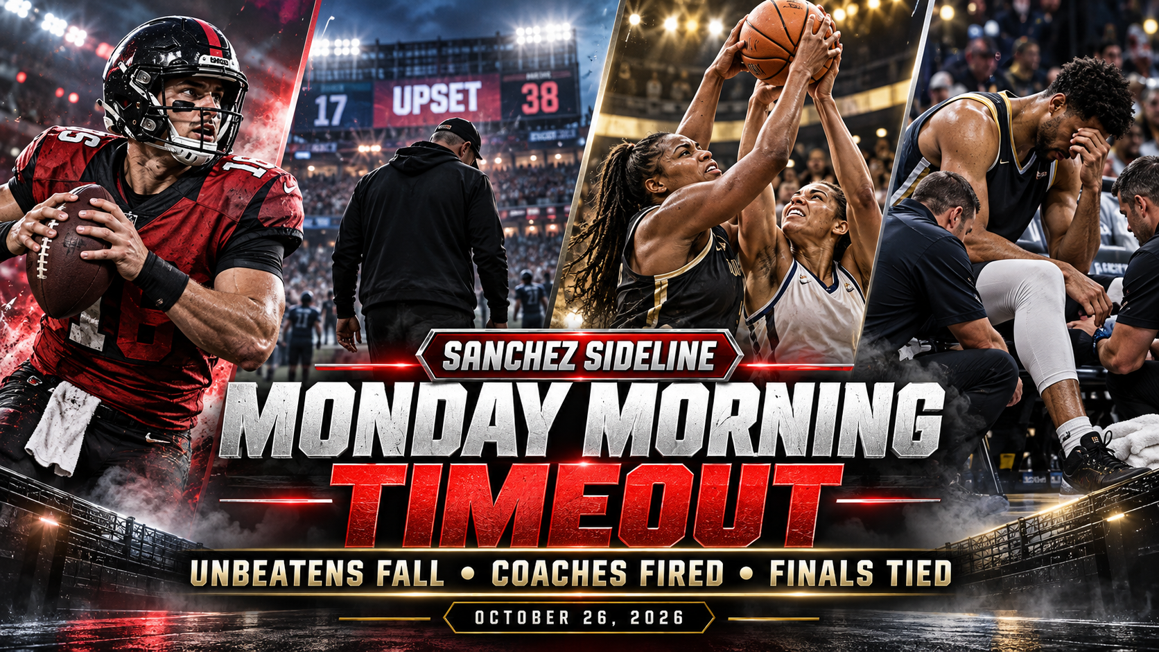 Monday Morning Timeout: Atlanta Woke Up, the Unbeatens Fell and the Pressure Hit Everybody