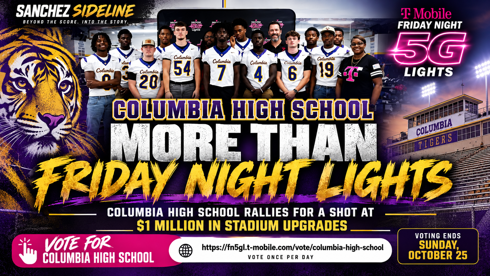 More Than Friday Night Lights: Columbia High School Rallies for a Shot at $1 Million in Stadium Upgrades
