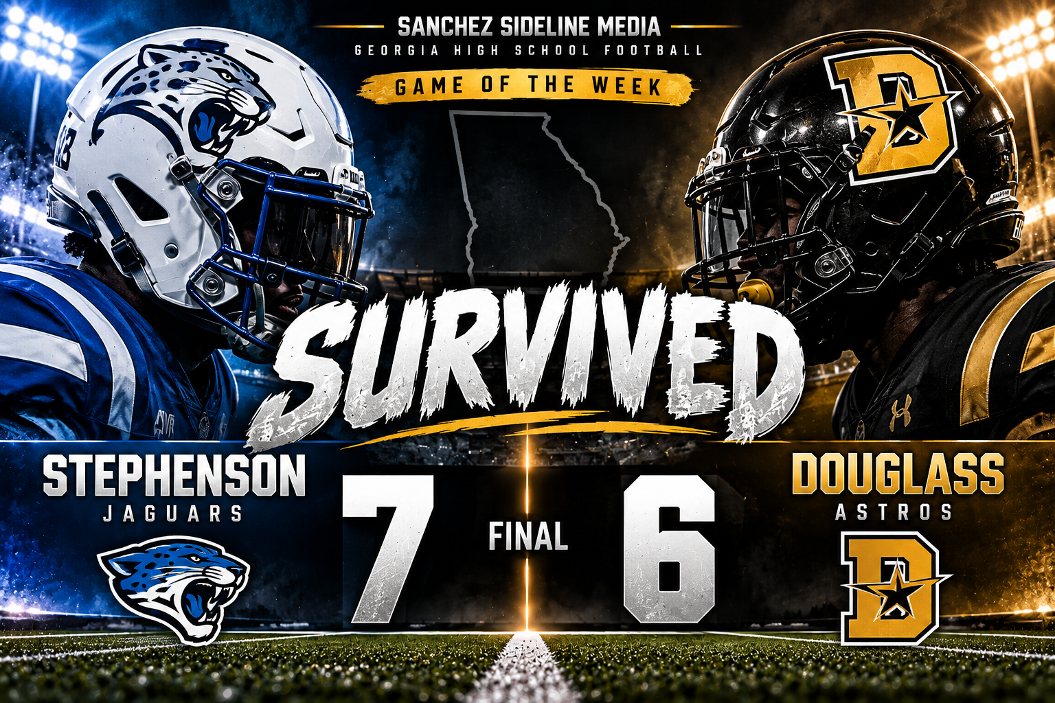 GEORGIA GAME OF THE WEEK: Stephenson Survives Douglass 7-6 in Defensive Battle With Region Implications