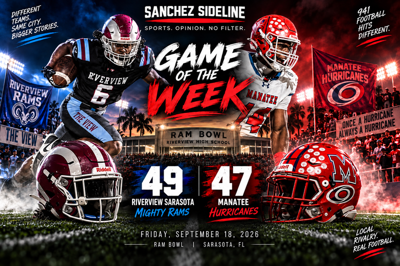 Two Points, One Wild Night: Riverview Survives Manatee 49–47 in Sanchez Sideline Game of the Week
