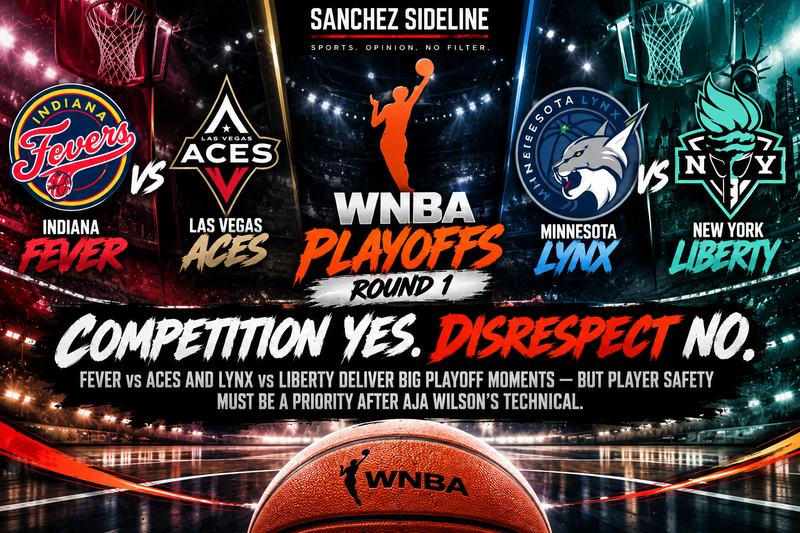 WNBA Playoffs Tuesday: Indiana Forces Game 3, New York Makes History — But We Need to Talk About What Happened to A’ja Wilson