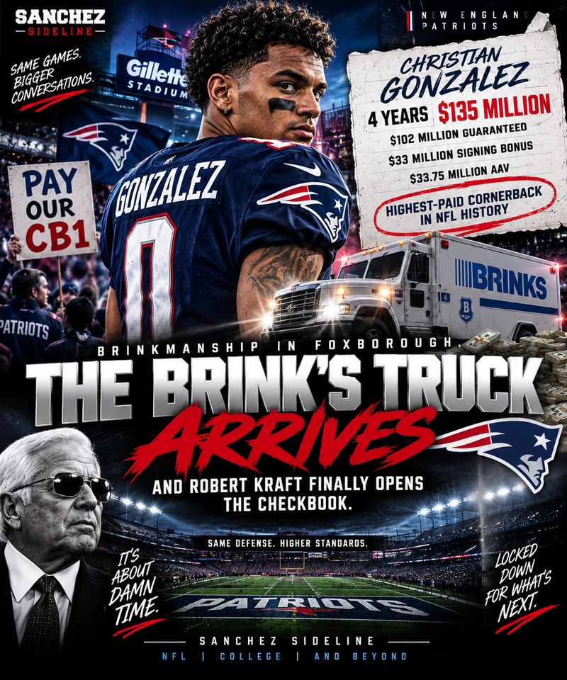 Brinkmanship in Foxborough, The Brink's Truck Arrives, and Robert Kraft Finally Opens the Checkbook