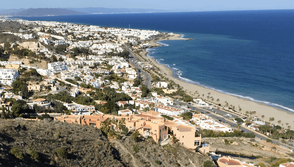 Mediterranean coastline with white and pastel houses - Moral Letters to Lucilius