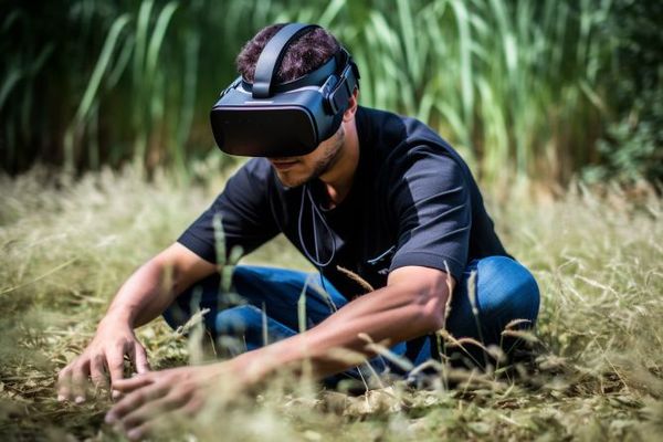 Crypto Trader Touches Grass
