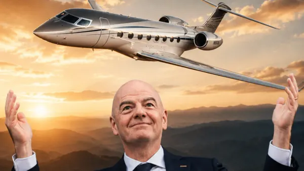 Cómo hace Gianni Infantino para llegar a tantos partidos del Mundial