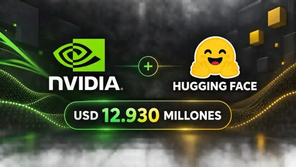 Nvidia comprará Hugging Face por USD 12.930 millones y promete mantener abierta la plataforma