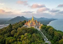 Wat Tang Sai Temple in Ban Krut, Thailand.