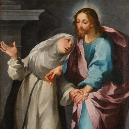 Quando Deus fez um transplante de coração em Santa Catarina de Sena