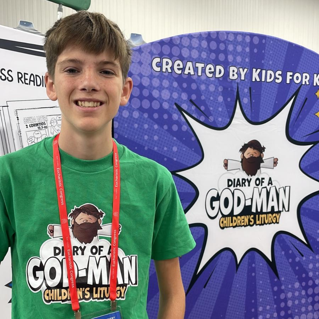 Adolescente e seus irmãos criam Liturgia da Missa inspirada em quadrinhos para crianças