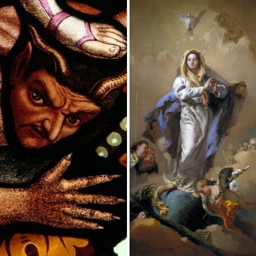 O dia em que até o demônio louvou a Imaculada Conceição de Maria