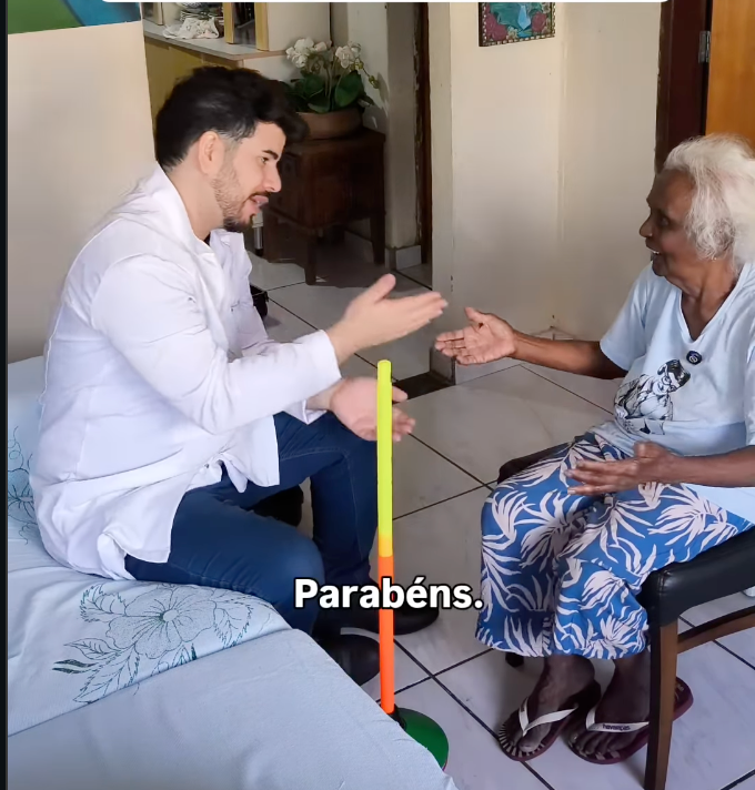 Idosa viraliza ao transformar exercício de memória em uma verdadeira ladainha de santos