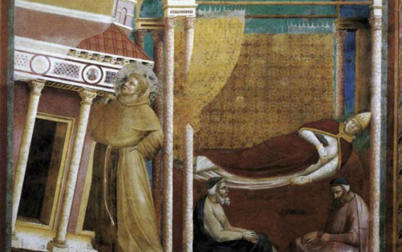 O sonho sobrenatural que convenceu o Papa a aprovar a ordem franciscana
