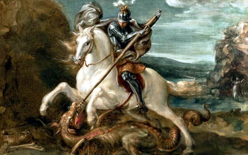 A história de São Jorge, o santo guerreiro