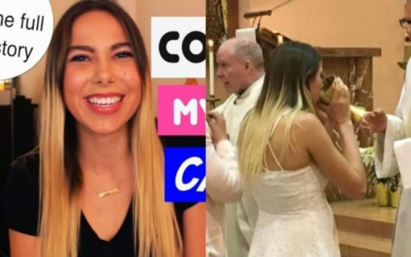 Youtuber evangélica convertida recebe sacramentos durante Vigília Pascal