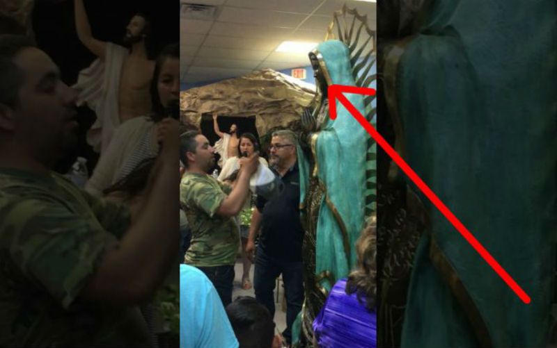 Milagre: Imagem de Nossa Senhora de Guadalupe chora nos EUA