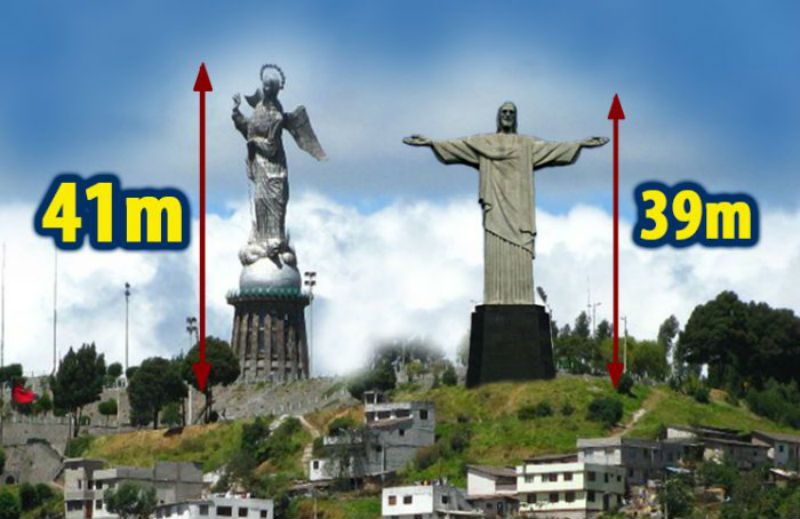 Conheça a imagem da Virgem do Apocalipse, que é maior que o Cristo Redentor!