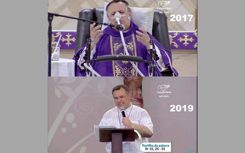 Padre é curado milagrosamente e reaparece na Canção Nova