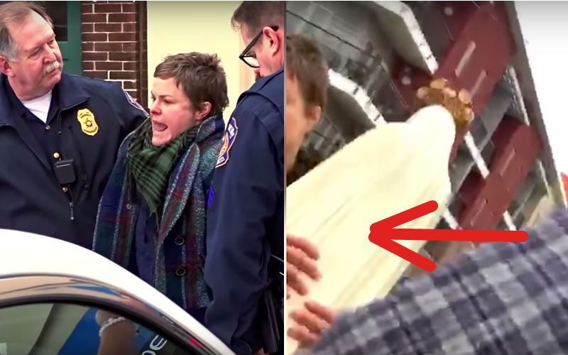 Ativista transgênero ataca imagem de Nossa Senhora durante oração do rosário