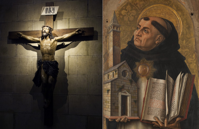 A vez que Jesus falou com São Tomás de Aquino por meio de um crucifixo