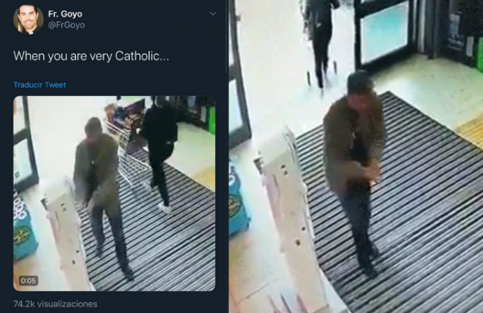 Quando você é tão católico que... não consegue evitar