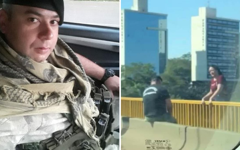 Policial lê passagem bíblica e impede mulher de se jogar da ponte