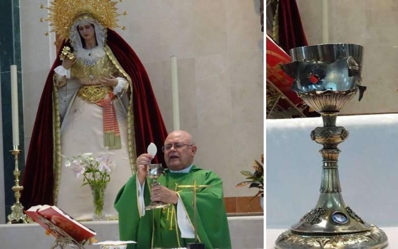 Cálice que servia de mira pelo Estado Islâmico é resgatado e usado de novo na missa!