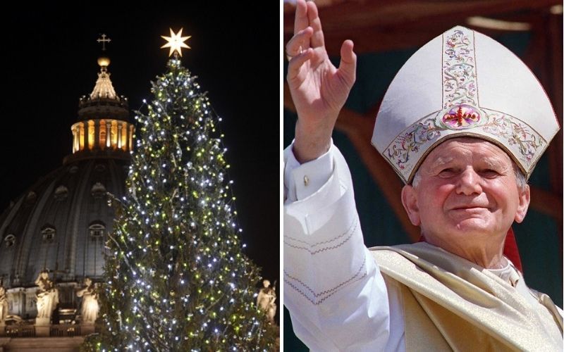 O que São João Paulo II tem a ver com a árvore de Natal do Vaticano deste ano?