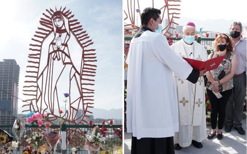 Imagem de Guadalupe que reapareceu após furacão é recolocada em seu lugar original!